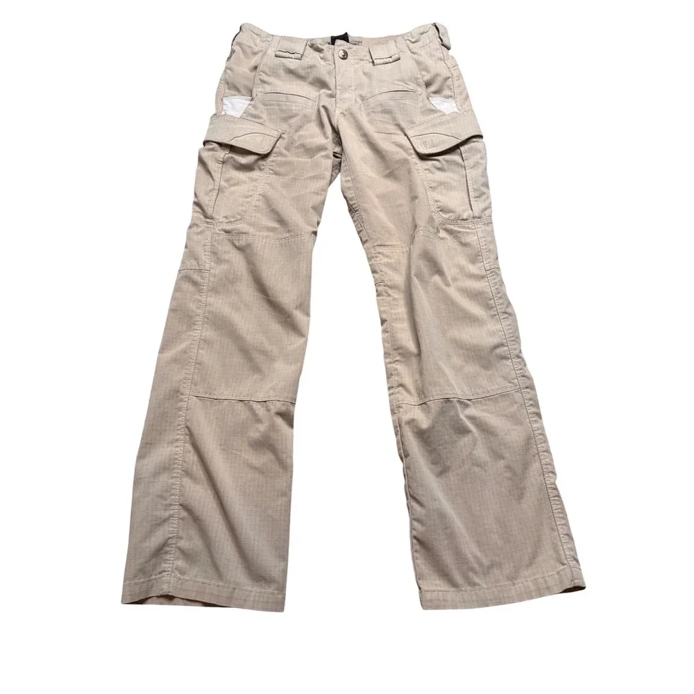 5.11 Tactical Cargo Pants Khaki Men's Size 36x28 Relaxed Fit Utility Work‎